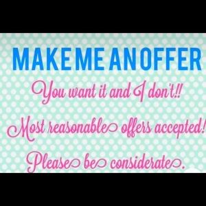 Reasonable offer excepted😀🌸🌺🌻